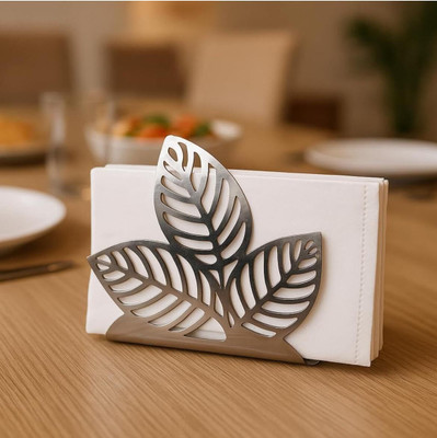 manakamanaa 1 Compartments stainless steel tissue holders(Silver)