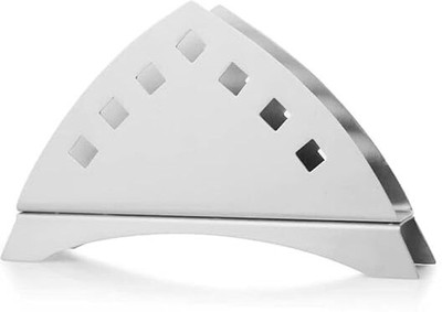 Beauty Flow 1 Compartments stainless steel napkin holder(Silver)