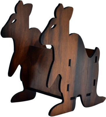 Anita 1 Compartments Wooden Pancil Stand(Brown)