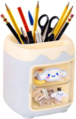 FunBlast 2 Compartments Plastic Tissue Holder(Multicolor)