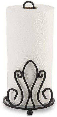 YZ handicrafts 1 Compartments Metal Tissue Holder(Black)