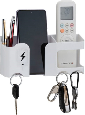 tvAt 6 Compartments PLASTIC Desk Orgenizer(White)