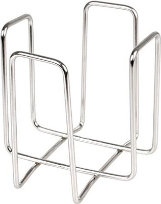 finality 1 Compartments Stainless Steel Wired Tissue Or Napkin Holder(Silver)