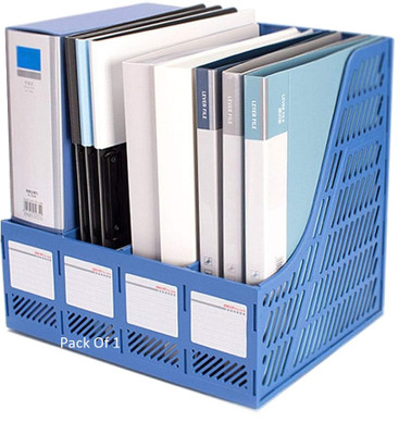 SHINING ZON 4 Compartments PP Document File(Blue)