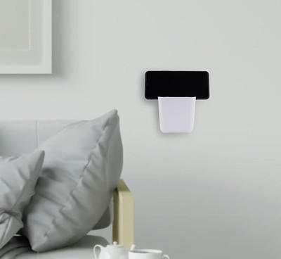 DIYAL ENTERPRISE 1 Compartments Plastic remote holder(White)