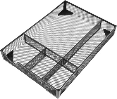 zvonko 5 Compartments Metal Mesh MESH DRAWER ORGANIZER(Multicolor)