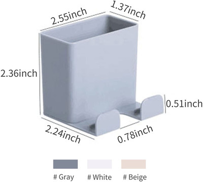 LILA ENTERPRISE 1 Compartments Plastic TV & Media Console Organizer(White)