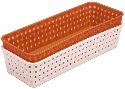 Quvira 6 Compartments Plastic Desk Organizer Tray Office Drawer(Multicolor)