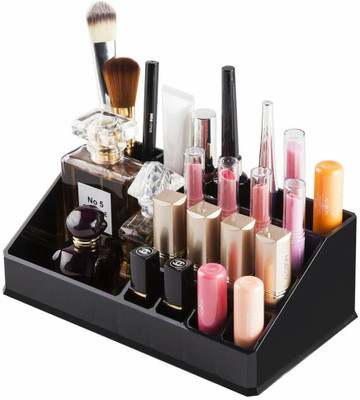 TINSUHG 16 Compartments Acrylic Holder(Black)