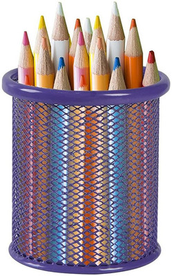 Trillion Step 0 Compartments Plastic Pen Stand(Multicolor)