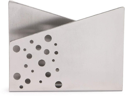 Tekzie 1 Compartments Stainless Steel Tissue Holder(Silver)