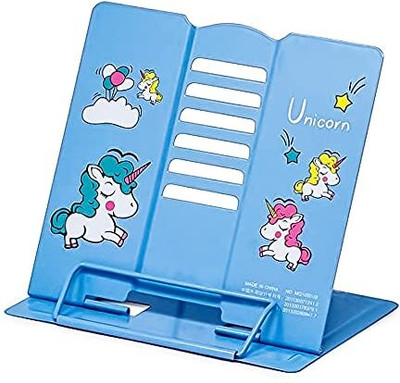Volo 1 Compartments MILD STEEL BOOK READING STAND(Blue)