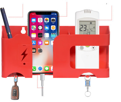 Expro 5 Compartments Plastic Holder(Red)
