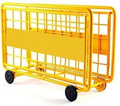 APEROL DESIGN 1 Compartments Iron Material Barricades Tissue and Napkin Holder for Dinning Table Napkin Holder(Yellow)