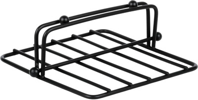 Dolin Decor 1 Compartments Stainless Steel Napkin Holder for Dining Table – Elegant & Modern Tissue Paper Stand(Black)