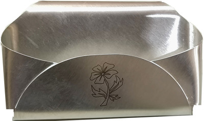 A-Mart™ 1 Compartments Stainless Steel Visiting Card Holder(Silver)