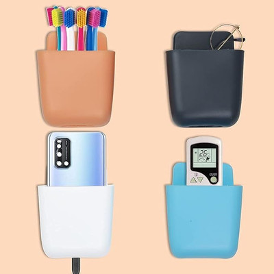 LILA ENTERPRISE 4 Compartments Plastic remote holder(Multicolor)