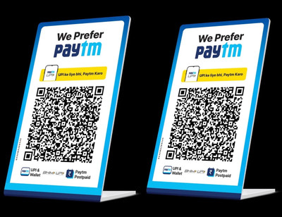 Classic Concepts 1 Compartments Acrylic Qr Code stand Display stand(White)