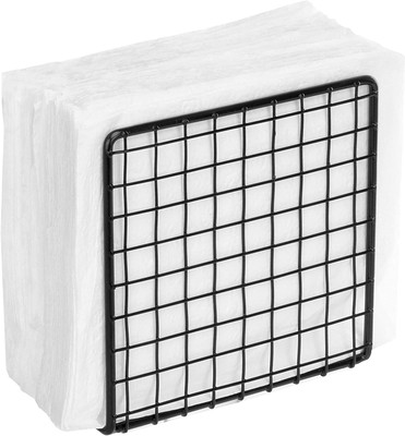 Indian Decor 1 Compartments Acrylic Napkin Holder(Black)