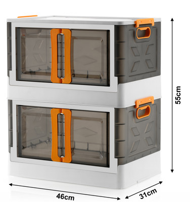 AKTOM 2 Compartments Plastic Floor Mount(White)