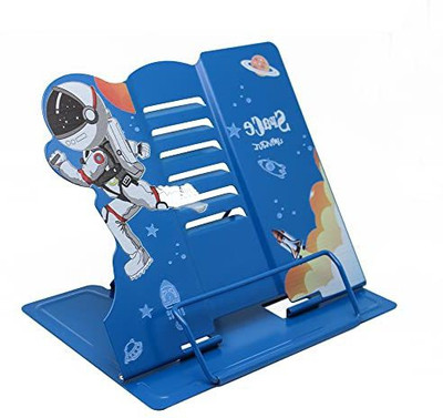 Volo 1 Compartments MILD STEEL BOOK READING STAND(Blue)