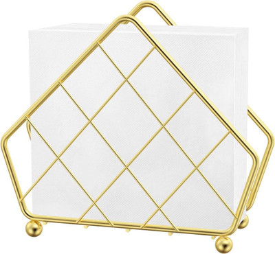 hrdecorcraft 1 Compartments METAL DIAMOND(Gold)