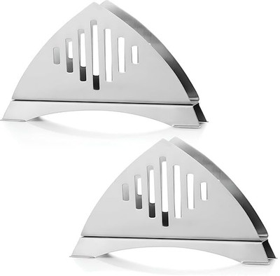 Beauty Flow 1 Compartments stainless steel napkin holder(Silver)