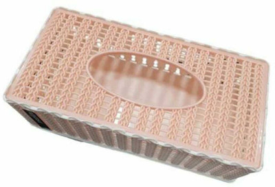 NAYASA 1 Compartments PLASTIC TISSUE HOLDER(Pink)