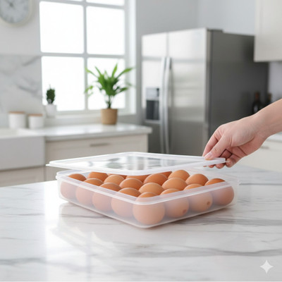 MAXTID 1 Compartments Plastic PP(Clear)