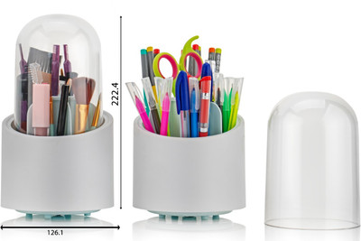 Jinali 1 Compartments Plastic Desk Organizer(Multicolor)
