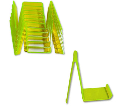 SHOAMSHREE 1 Compartments Acrylic Shoe Stand, Showroom Display green Shoe Stand (Pack of 12)(Green)