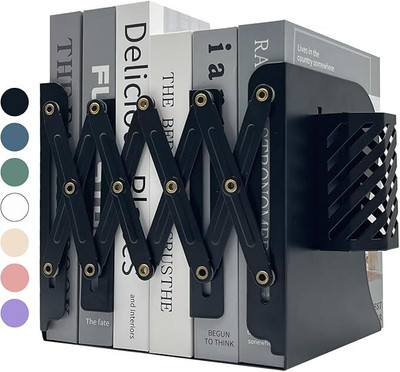 wonder digital 5 Compartments plastic bookend(Multicolor)