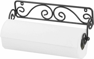 Voody 0 Compartments Iron Tissue Holder(Black)