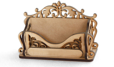 LAKHAJI 1 Compartments 3mm wooden penstand(Cream)