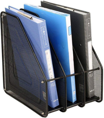 SANGOZ 3 Compartments Metal Foldable ,Adjustable and portable(Black)