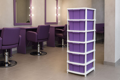 MAXTID 6 Compartments Plastic PP(Purple)