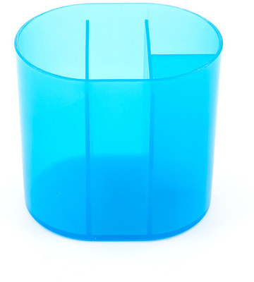 Oddy 1 Compartments Round Shape Plastic-Material Multipurpose Pen Stand(Multicolor)