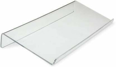 HIOLTY 1 Compartments Acrylic Keyboard Stand For Office 4mm Thickness Stand Keyboard Riser(Clear)