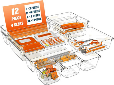 SIMRON Plastic Utility Container  - 5 kg(Pack of 12, Clear)