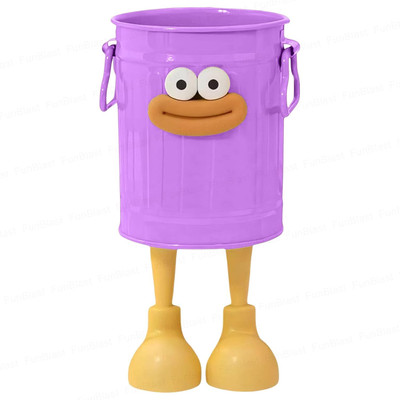 FunBlast 2 Compartments Plastic Desk Organizer(Purple)
