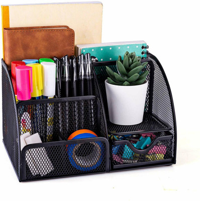 Dherik Tradworld 6 Compartments Metal pan stand(Black)