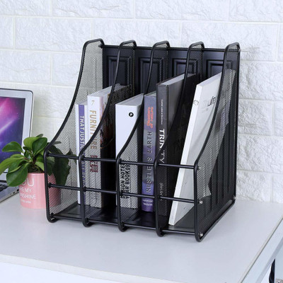 Wishbone 4 Compartments METAL FILE HOLDER(MESH)