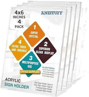 Ashani Creations 1 Compartments Acrylic Clear(Transparent)