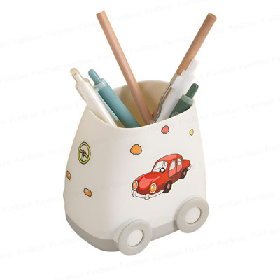 FunBlast 2 Compartments Plastic Tissue Holder(Multicolor)