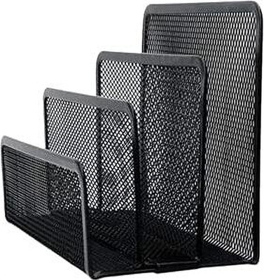 PAVITYAKSH 3 Compartments METAL FAIL HOLDER(Black)