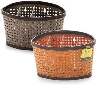 JAI SHRI 4 Compartments plastic Desk Organizers(Multicolor)