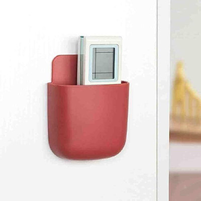 Dejmin 1 Compartments Plastic remote holder(Multicolor, White, Black, Blue, Orange)