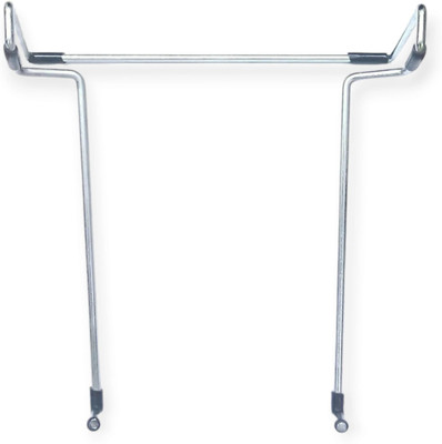 TCA 0 Compartments Metal Calculator Stand With Strong Base Grip, For Large Size Calculators, Silver,(Silver)