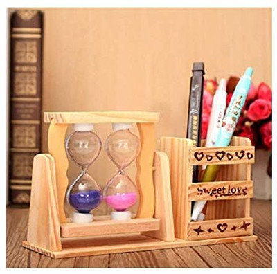 EcoWuuD 1 Compartments WOODEN PEN-STAND(Brown)