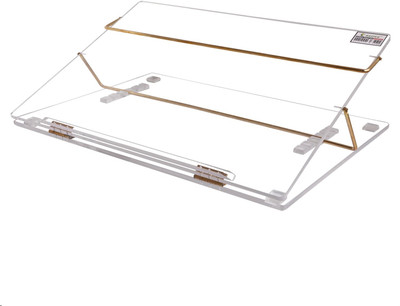 RASPER 2 Compartments Acrylic Writing Desk Table Top Elevator With Adjustable Height Slant Writing Pad (Extra Big Size 30x18 Inches Extra Heavy 10MM Thickness With 1 Year Warranty(Clear Transparent) RASPER 2 Compartments Acrylic Writing Desk Table Top Elevator With Adjustable Height Slant Writing Pad (Extra Big Size 30x18 Inches Extra Heavy 10MM Thickness With 1 Year Warranty(Clear Transparent)